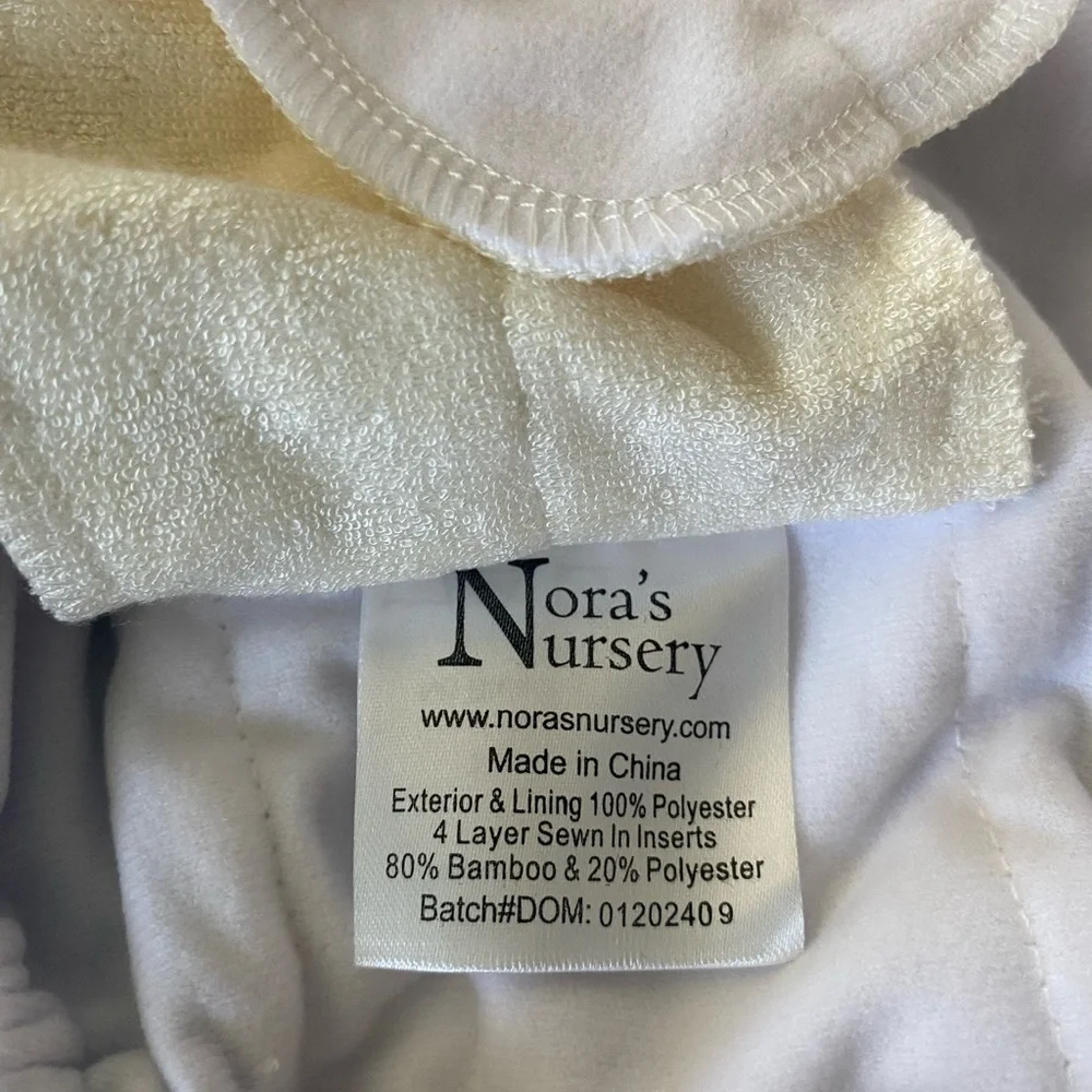 Nora’s Nursery Newborn, 14 pack w/pod,up to 12 lbs. - Evergreen, reusable, adj.